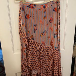 Anthropologie faux wrap skirt